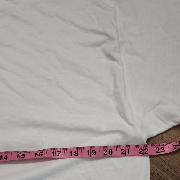 Fender Cropped Graphic Tee Eagle Stars Indie Sleaze Americana Size L - Picture 5 of 6